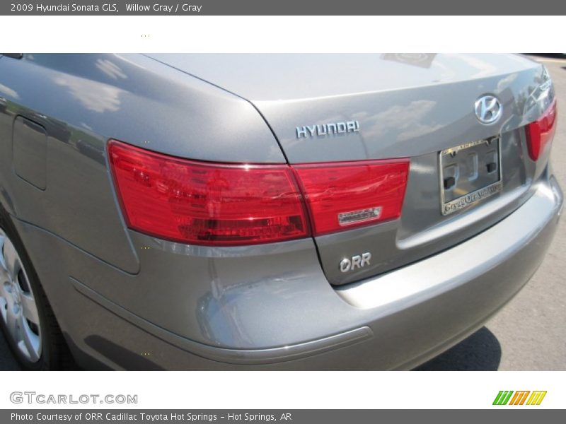 Willow Gray / Gray 2009 Hyundai Sonata GLS