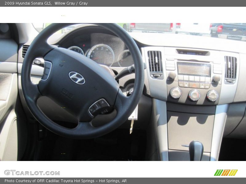 Willow Gray / Gray 2009 Hyundai Sonata GLS