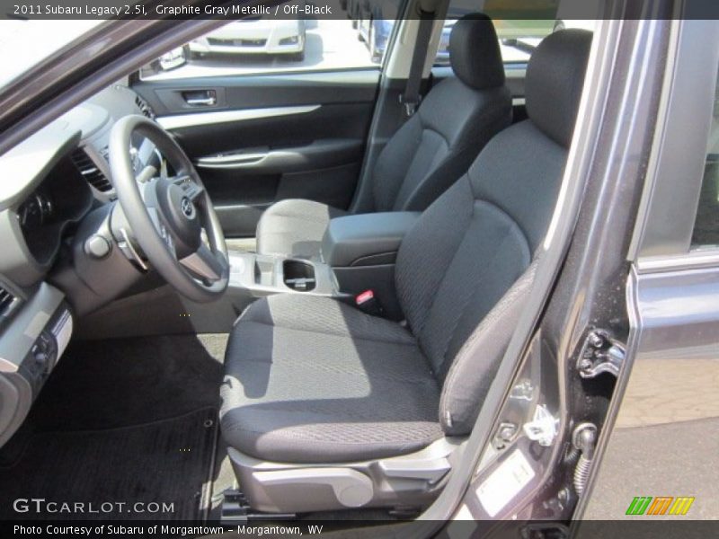 Graphite Gray Metallic / Off-Black 2011 Subaru Legacy 2.5i