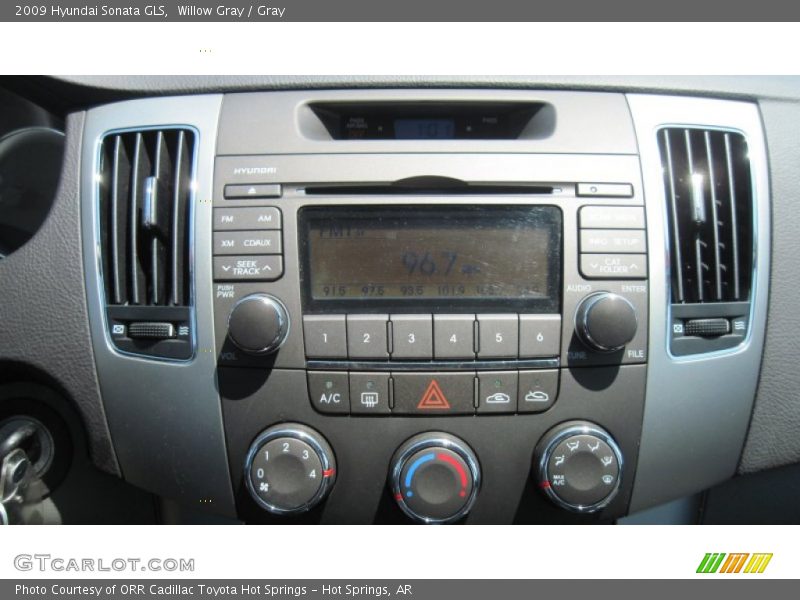 Willow Gray / Gray 2009 Hyundai Sonata GLS