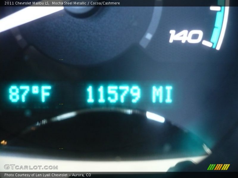 Mocha Steel Metallic / Cocoa/Cashmere 2011 Chevrolet Malibu LS