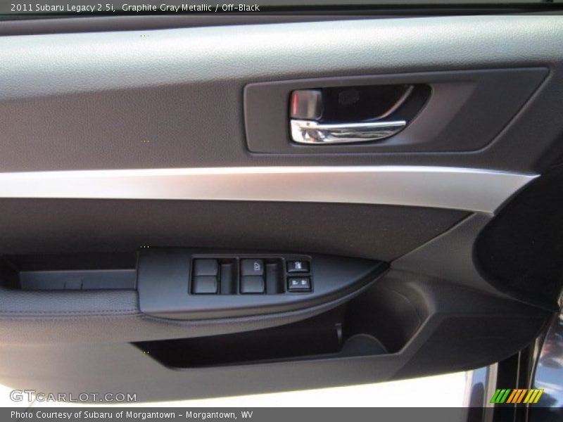 Graphite Gray Metallic / Off-Black 2011 Subaru Legacy 2.5i
