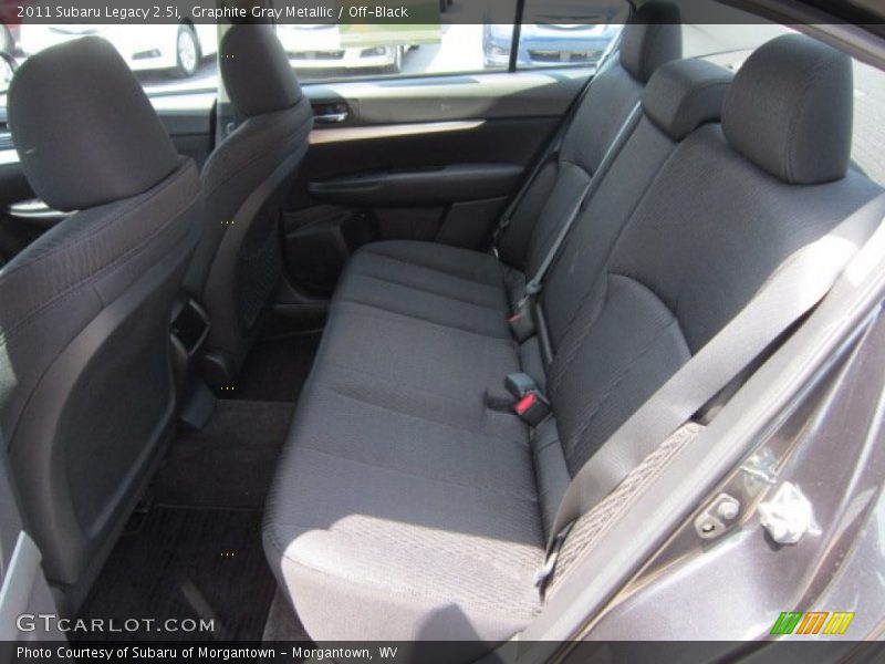 Graphite Gray Metallic / Off-Black 2011 Subaru Legacy 2.5i