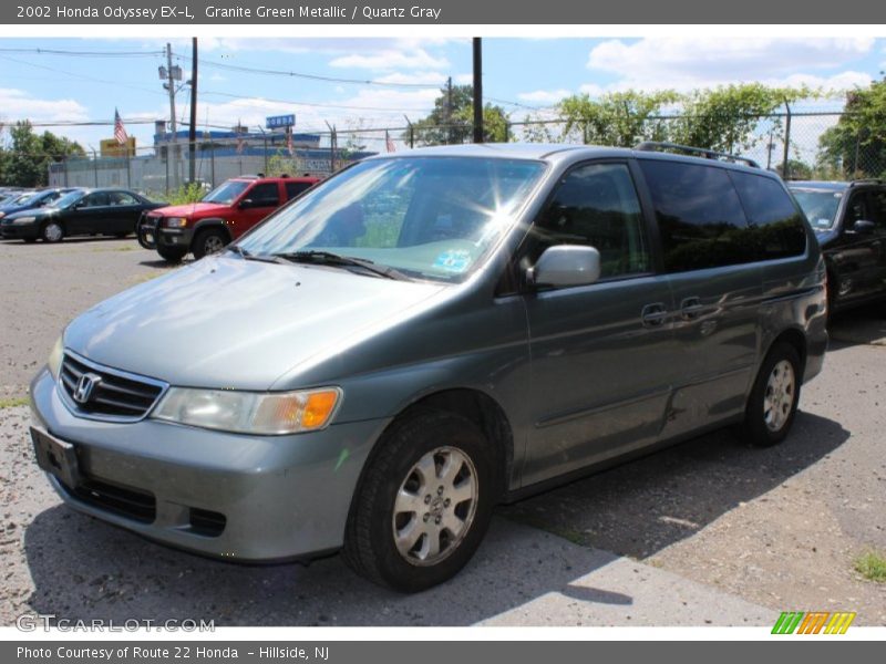 Granite Green Metallic / Quartz Gray 2002 Honda Odyssey EX-L