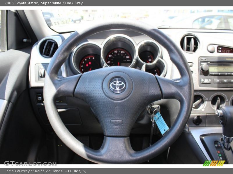 Super White / Dark Gray 2006 Toyota Matrix