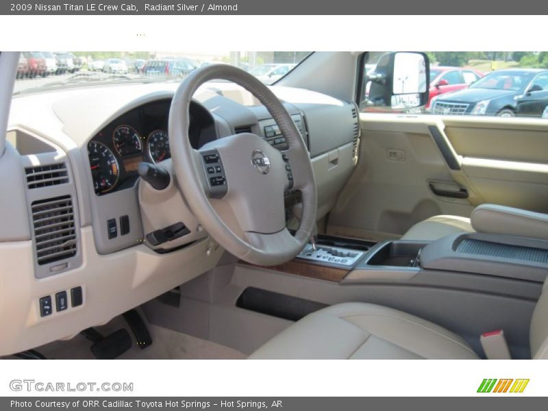 Radiant Silver / Almond 2009 Nissan Titan LE Crew Cab