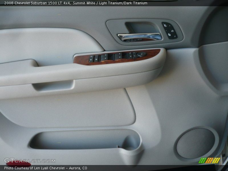 Summit White / Light Titanium/Dark Titanium 2008 Chevrolet Suburban 1500 LT 4x4
