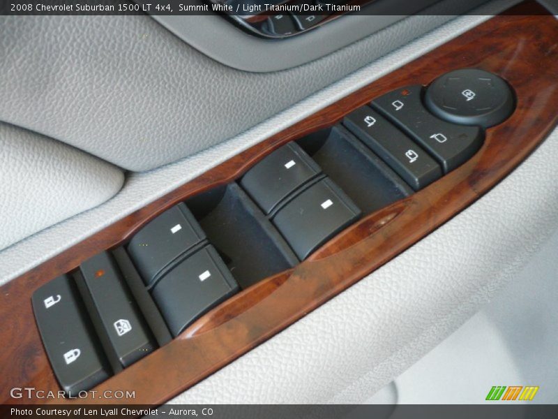 Summit White / Light Titanium/Dark Titanium 2008 Chevrolet Suburban 1500 LT 4x4