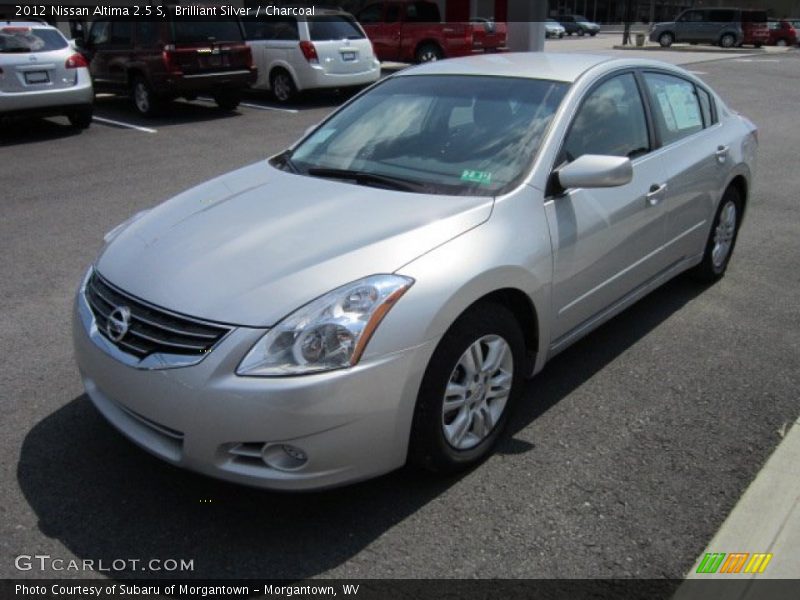 Brilliant Silver / Charcoal 2012 Nissan Altima 2.5 S