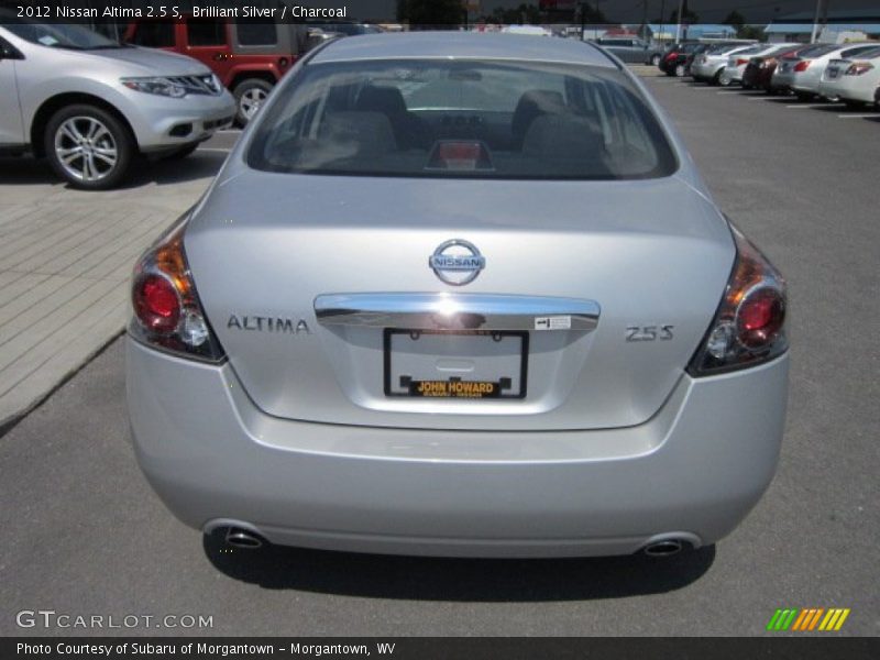 Brilliant Silver / Charcoal 2012 Nissan Altima 2.5 S