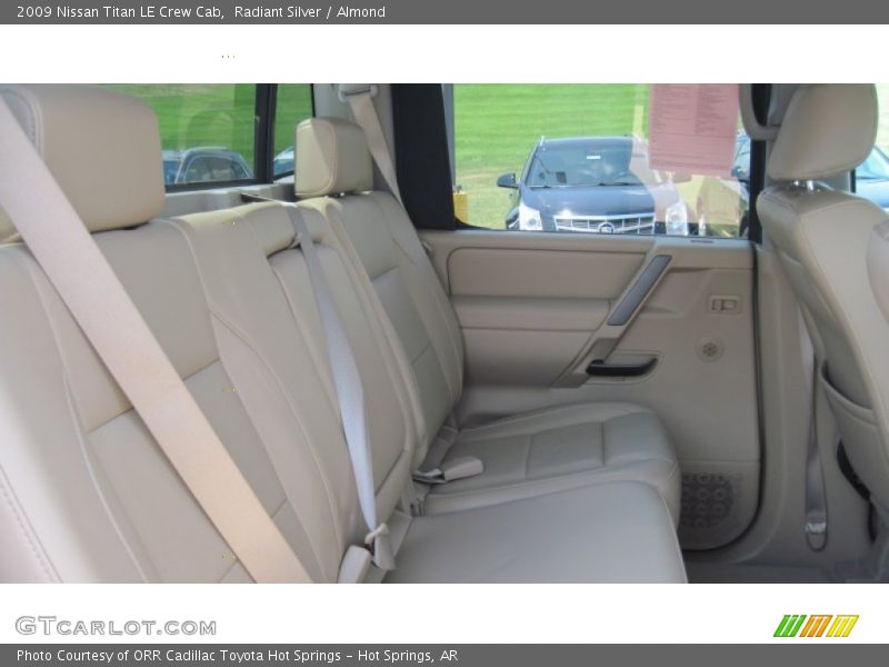 Radiant Silver / Almond 2009 Nissan Titan LE Crew Cab