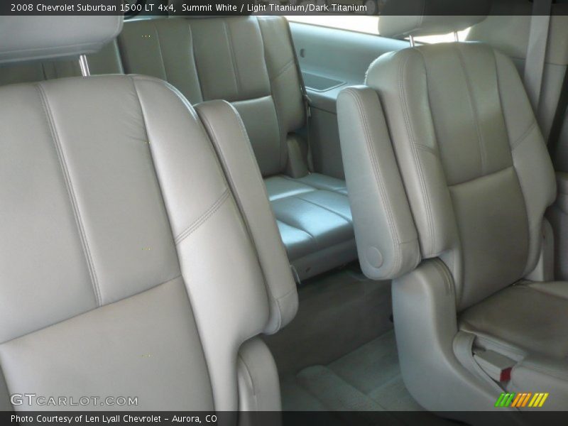 Summit White / Light Titanium/Dark Titanium 2008 Chevrolet Suburban 1500 LT 4x4
