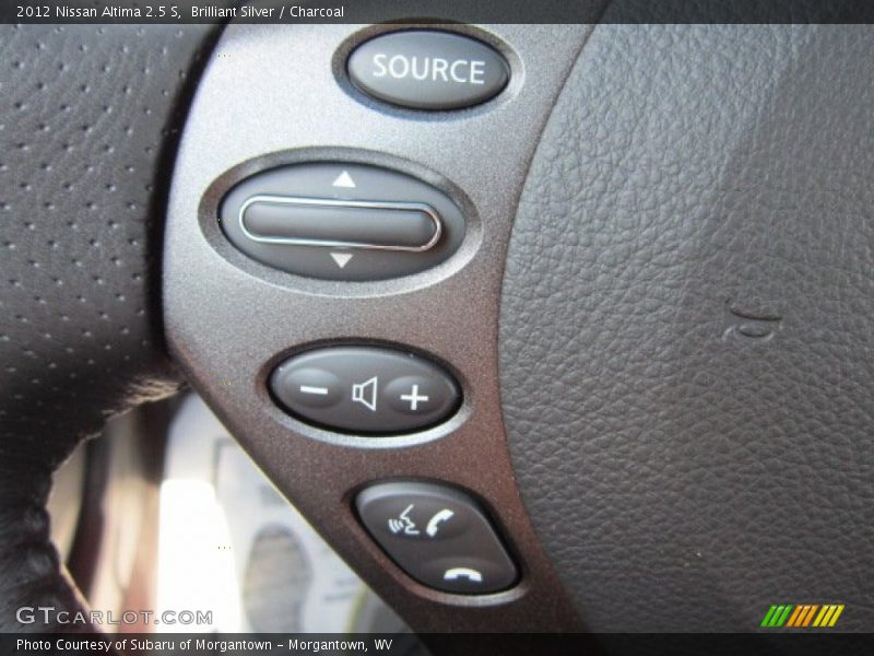 Brilliant Silver / Charcoal 2012 Nissan Altima 2.5 S