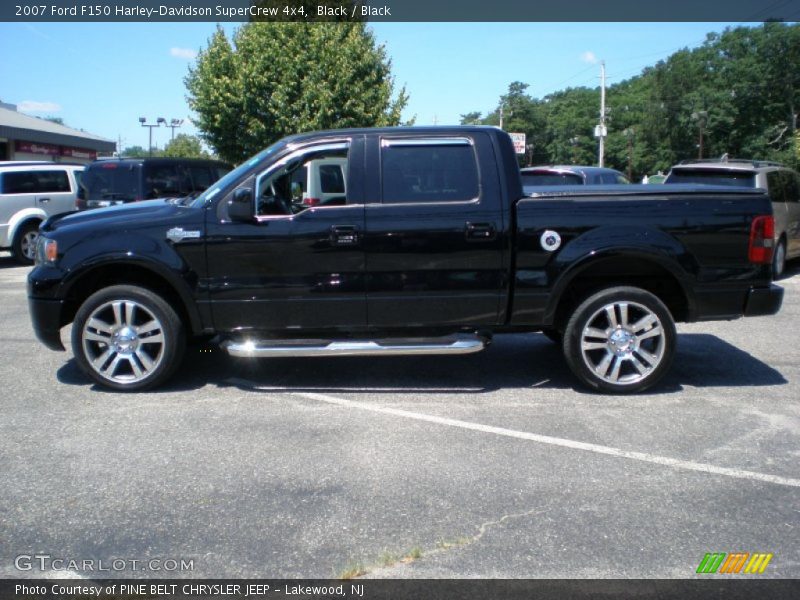 Black / Black 2007 Ford F150 Harley-Davidson SuperCrew 4x4