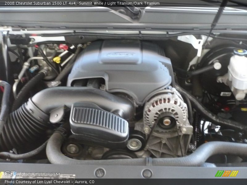 Summit White / Light Titanium/Dark Titanium 2008 Chevrolet Suburban 1500 LT 4x4