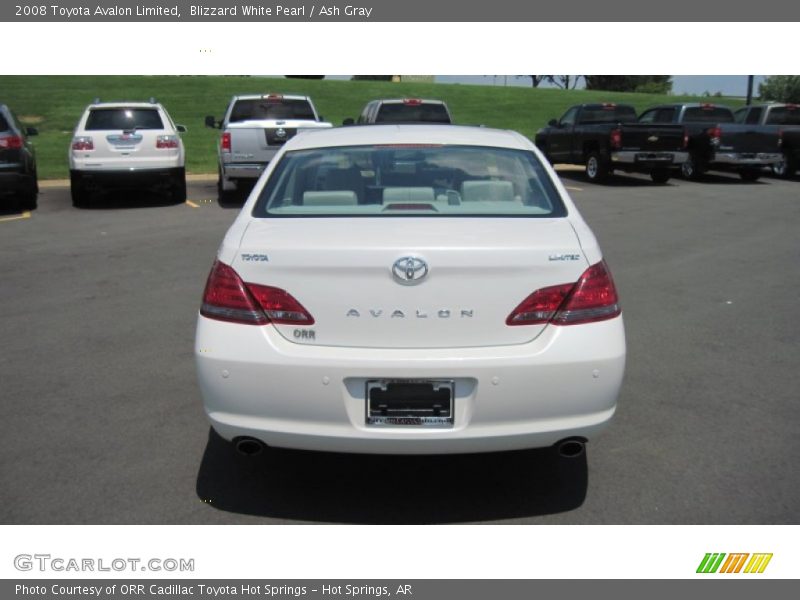 Blizzard White Pearl / Ash Gray 2008 Toyota Avalon Limited