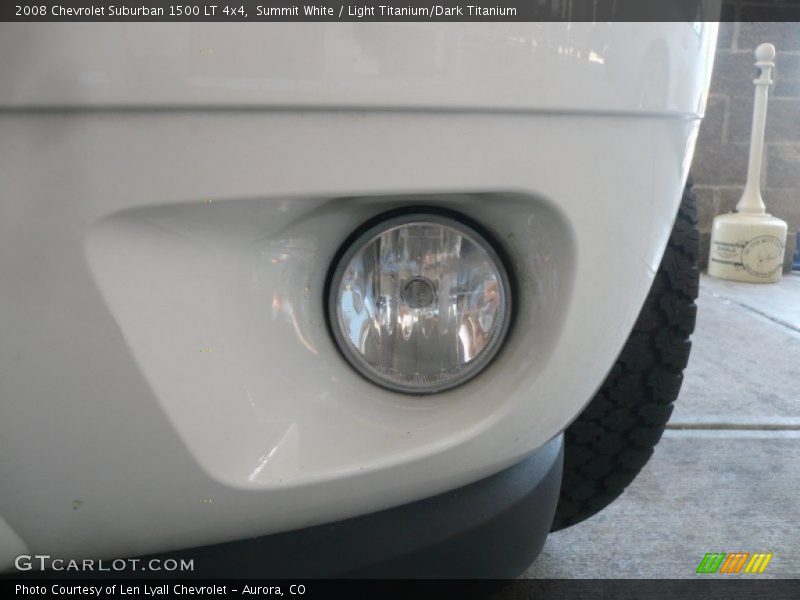Summit White / Light Titanium/Dark Titanium 2008 Chevrolet Suburban 1500 LT 4x4
