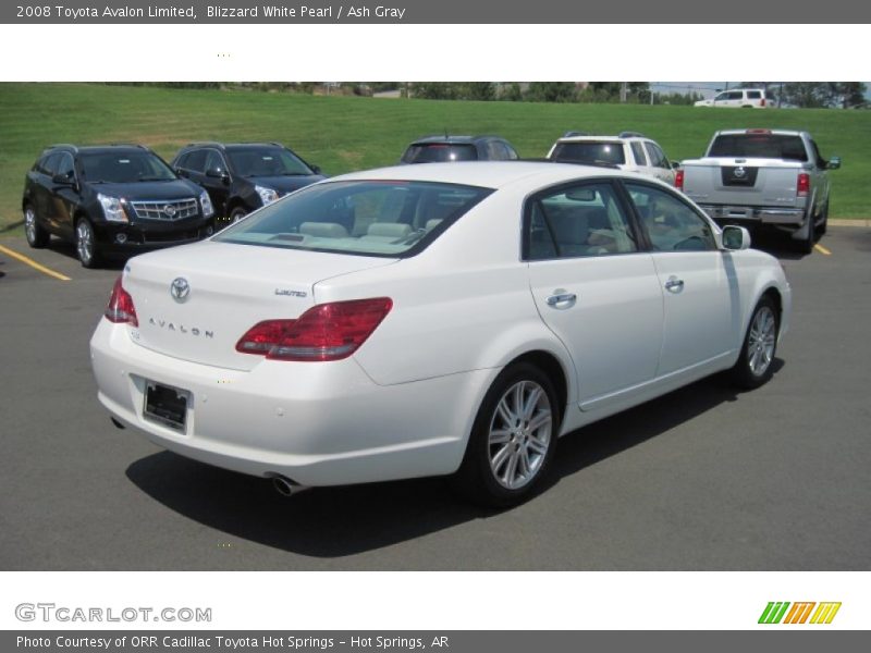 Blizzard White Pearl / Ash Gray 2008 Toyota Avalon Limited