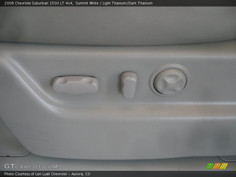 Summit White / Light Titanium/Dark Titanium 2008 Chevrolet Suburban 1500 LT 4x4
