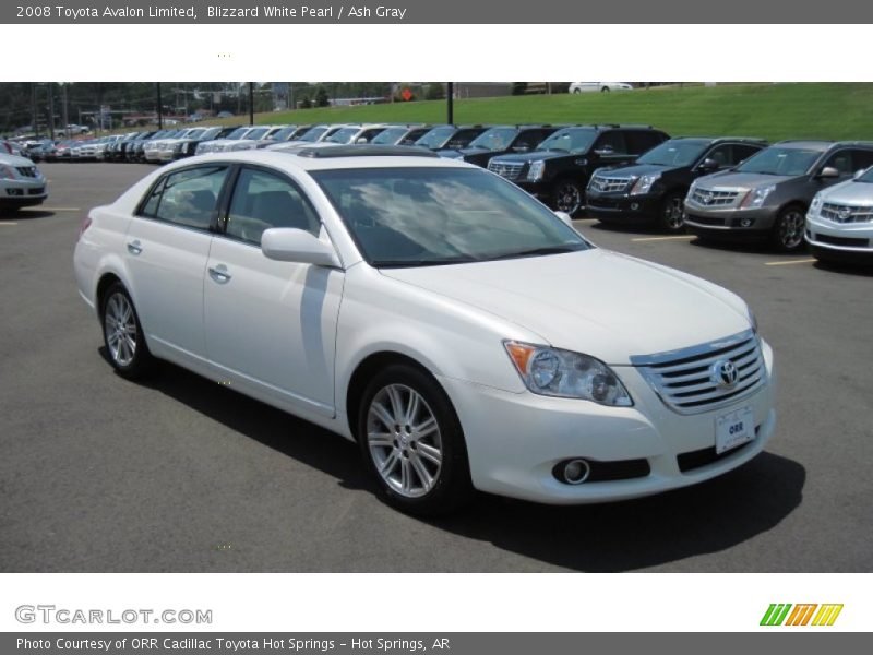 Blizzard White Pearl / Ash Gray 2008 Toyota Avalon Limited