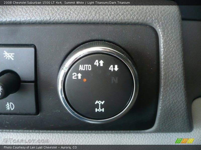 Summit White / Light Titanium/Dark Titanium 2008 Chevrolet Suburban 1500 LT 4x4