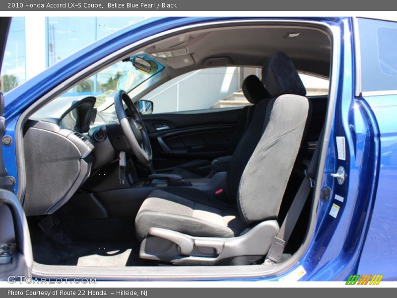 Belize Blue Pearl / Black 2010 Honda Accord LX-S Coupe