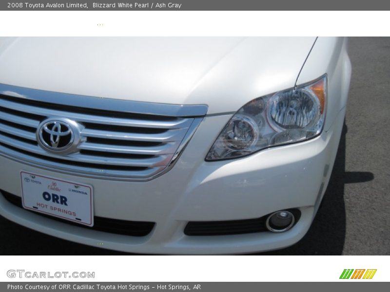 Blizzard White Pearl / Ash Gray 2008 Toyota Avalon Limited