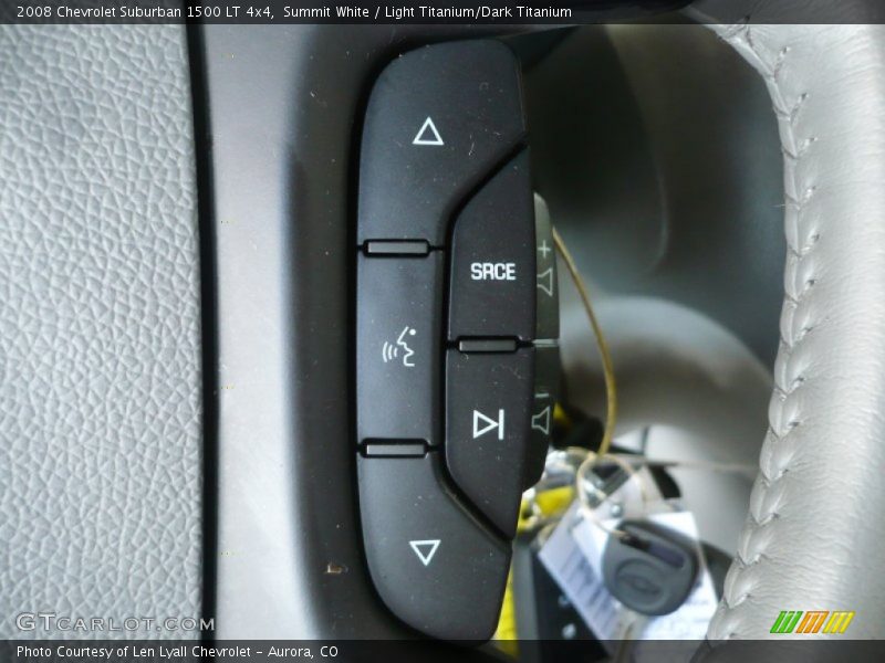 Summit White / Light Titanium/Dark Titanium 2008 Chevrolet Suburban 1500 LT 4x4