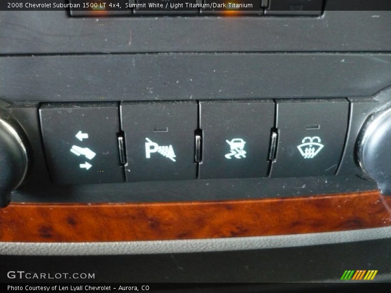 Summit White / Light Titanium/Dark Titanium 2008 Chevrolet Suburban 1500 LT 4x4