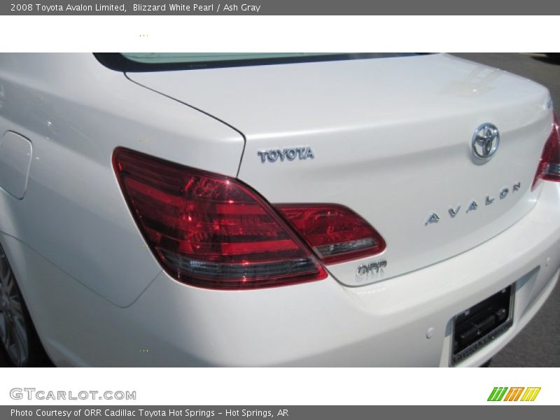 Blizzard White Pearl / Ash Gray 2008 Toyota Avalon Limited