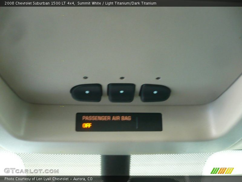 Summit White / Light Titanium/Dark Titanium 2008 Chevrolet Suburban 1500 LT 4x4