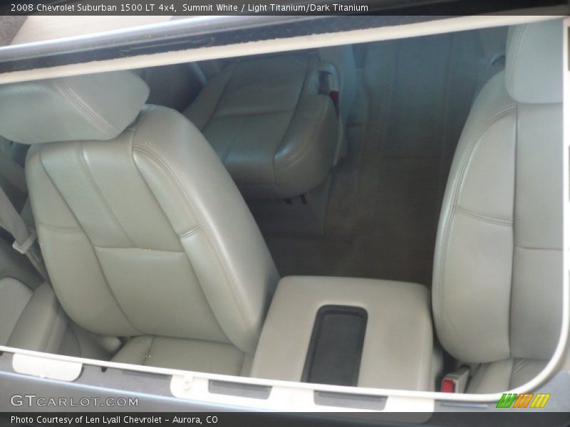 Summit White / Light Titanium/Dark Titanium 2008 Chevrolet Suburban 1500 LT 4x4