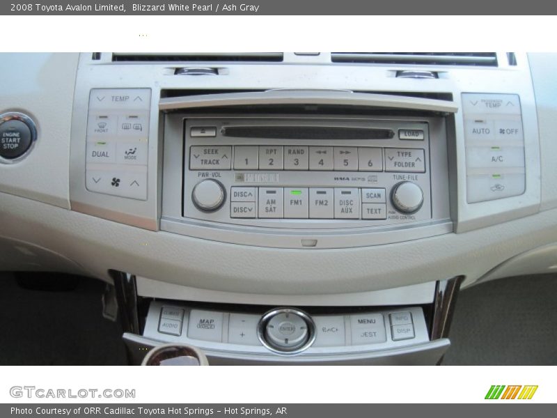 Blizzard White Pearl / Ash Gray 2008 Toyota Avalon Limited