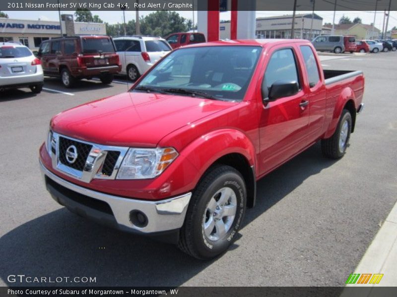 Front 3/4 View of 2011 Frontier SV V6 King Cab 4x4