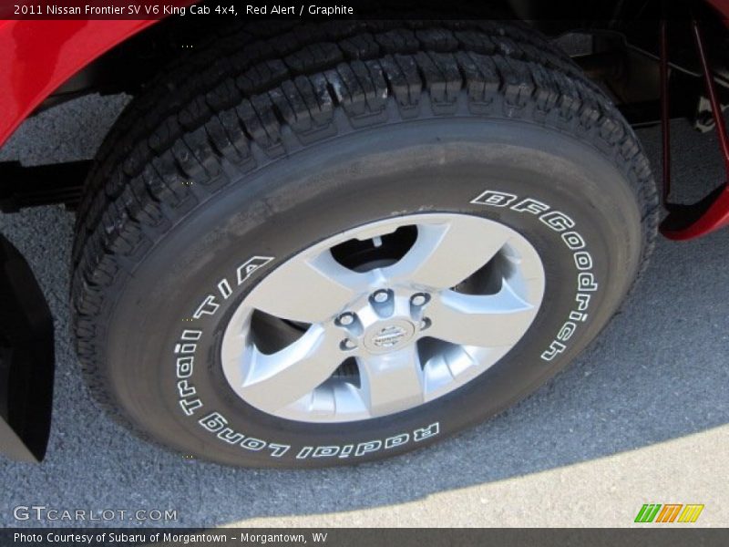 Red Alert / Graphite 2011 Nissan Frontier SV V6 King Cab 4x4