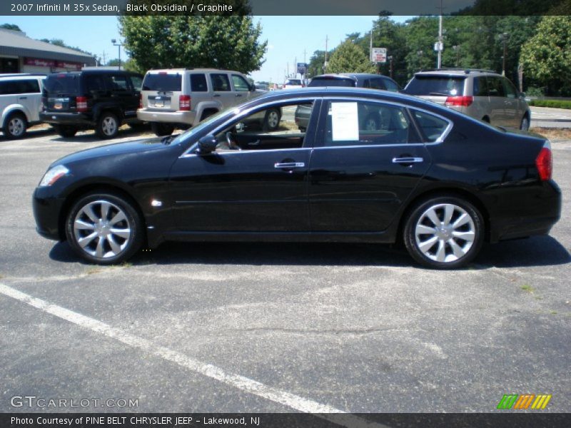 Black Obsidian / Graphite 2007 Infiniti M 35x Sedan