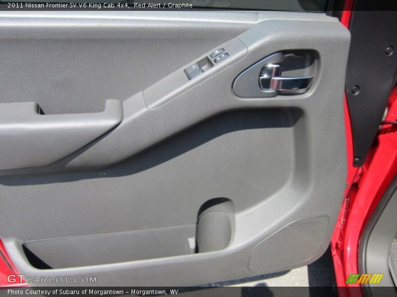 Red Alert / Graphite 2011 Nissan Frontier SV V6 King Cab 4x4