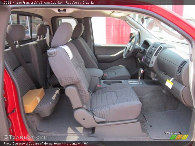  2011 Frontier SV V6 King Cab 4x4 Graphite Interior