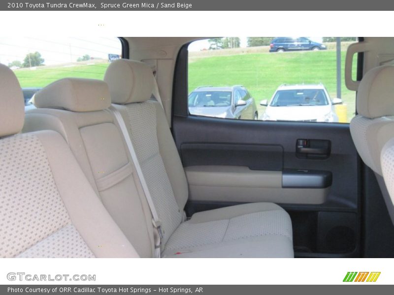 Spruce Green Mica / Sand Beige 2010 Toyota Tundra CrewMax