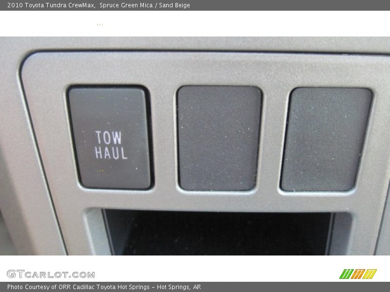 Spruce Green Mica / Sand Beige 2010 Toyota Tundra CrewMax