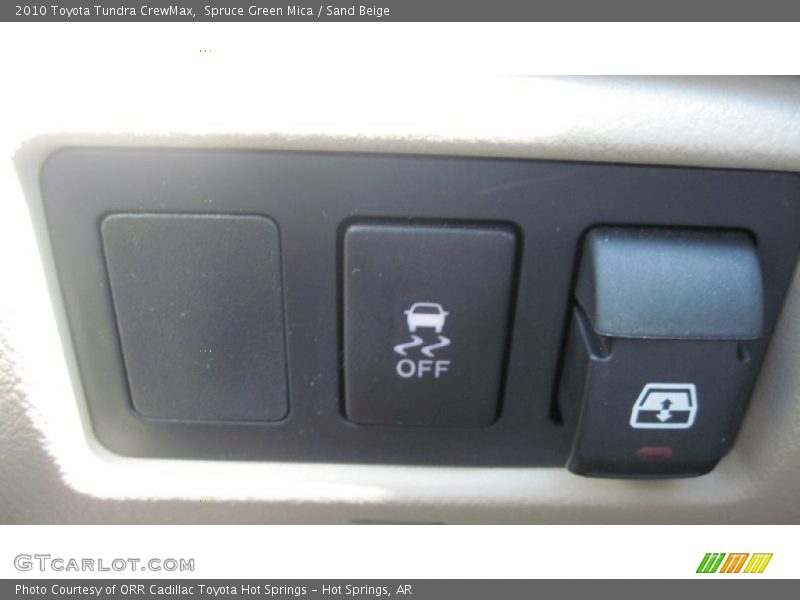Spruce Green Mica / Sand Beige 2010 Toyota Tundra CrewMax