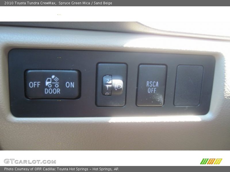 Spruce Green Mica / Sand Beige 2010 Toyota Tundra CrewMax