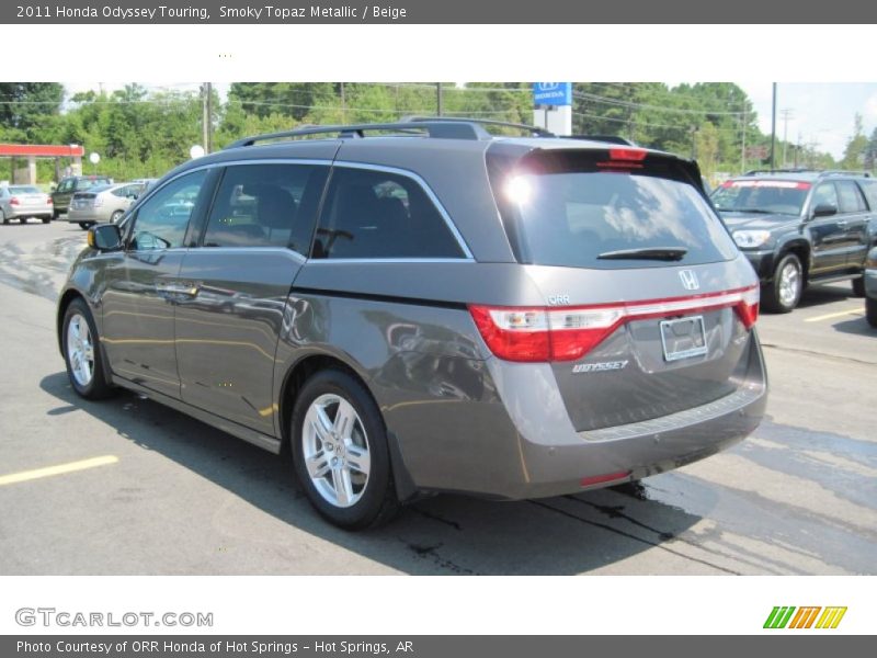 Smoky Topaz Metallic / Beige 2011 Honda Odyssey Touring