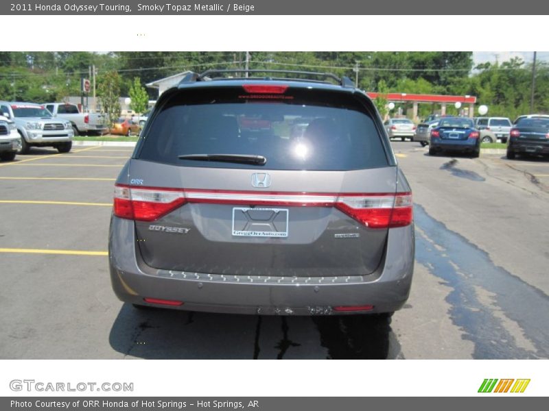 Smoky Topaz Metallic / Beige 2011 Honda Odyssey Touring