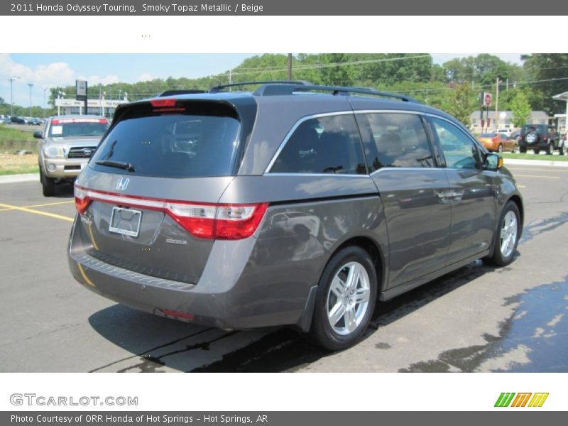 Smoky Topaz Metallic / Beige 2011 Honda Odyssey Touring