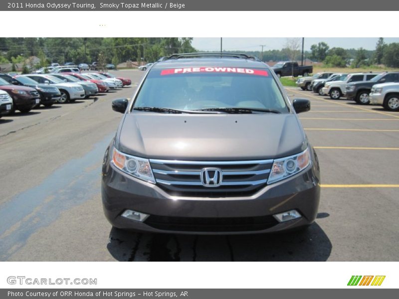 Smoky Topaz Metallic / Beige 2011 Honda Odyssey Touring