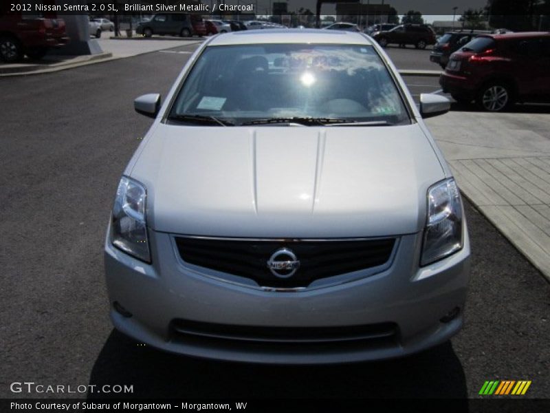 Brilliant Silver Metallic / Charcoal 2012 Nissan Sentra 2.0 SL