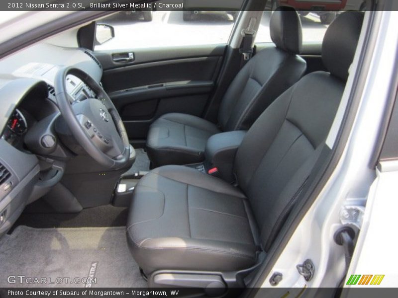 Brilliant Silver Metallic / Charcoal 2012 Nissan Sentra 2.0 SL