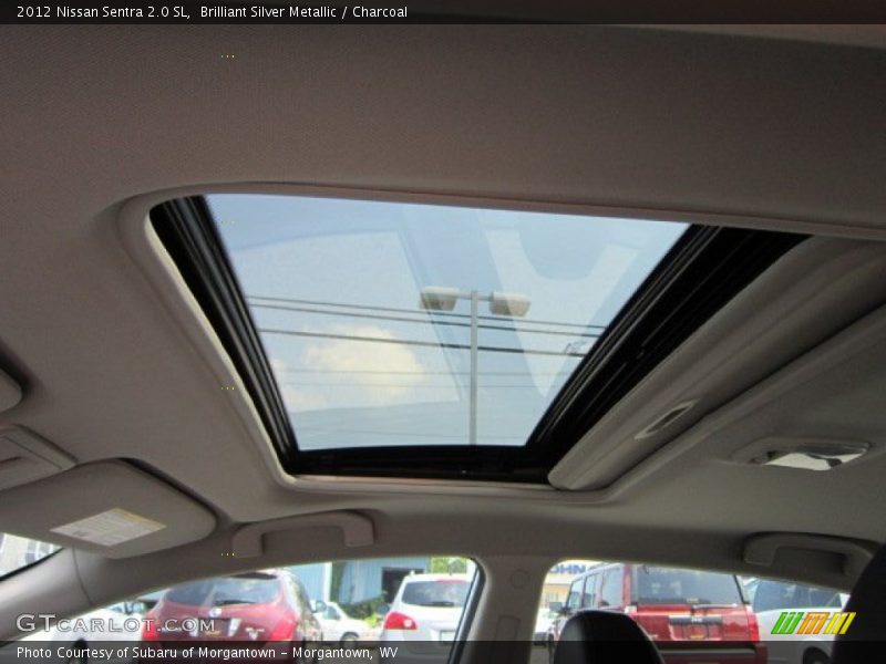 Brilliant Silver Metallic / Charcoal 2012 Nissan Sentra 2.0 SL