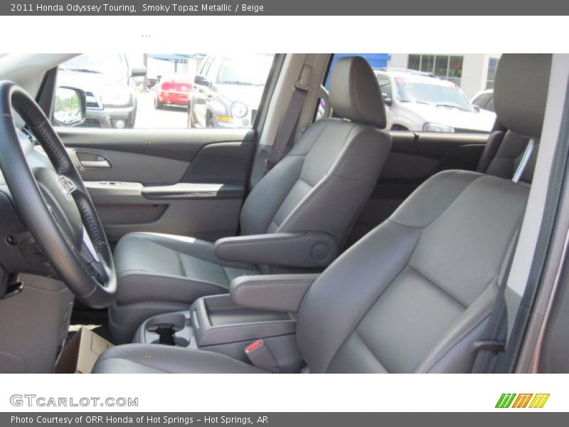 Smoky Topaz Metallic / Beige 2011 Honda Odyssey Touring